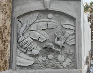 Tranh phù điêu xi măng