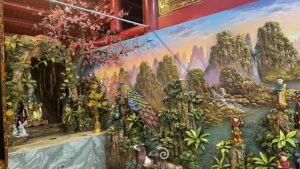 đắp động sơn trang nổi bằng xi măng